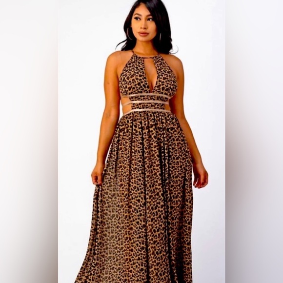 Dresses & Skirts - Leopard Maxi Dress